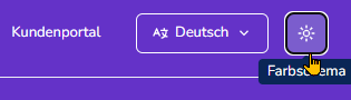 Zeigt das Symbol zum Wechseln des Farbschemas an.